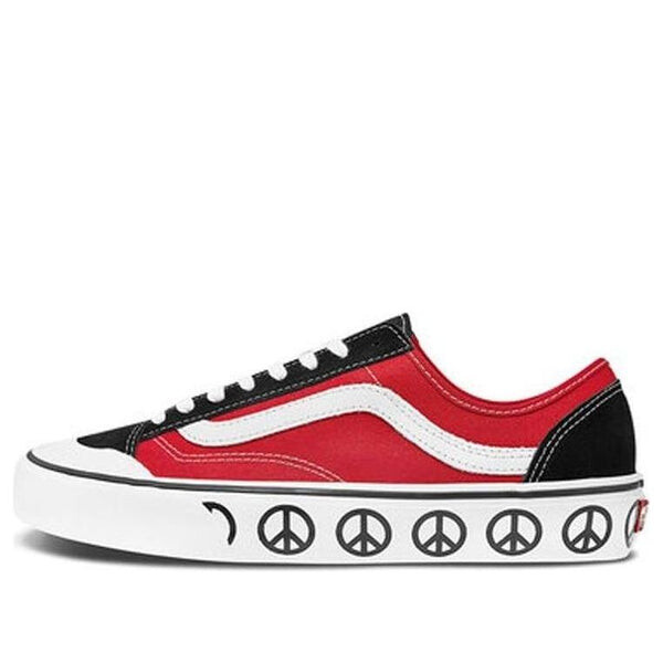 

Кроссовки style 36 decon sf 'black red' Vans, черный