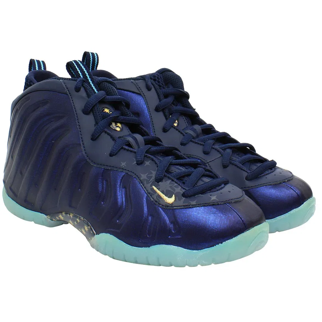 Кроссовки детские Little Posite One Lace-Up Nike, синий — фото 2