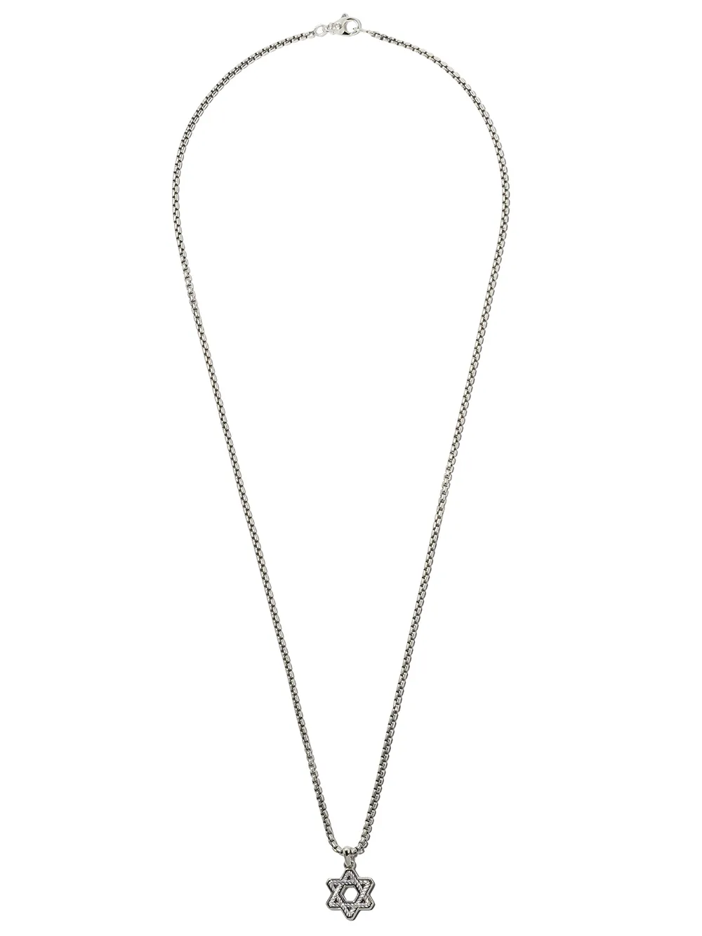 

Серебряная подвеска Cable Star of David (19 мм) David Yurman, серебяный