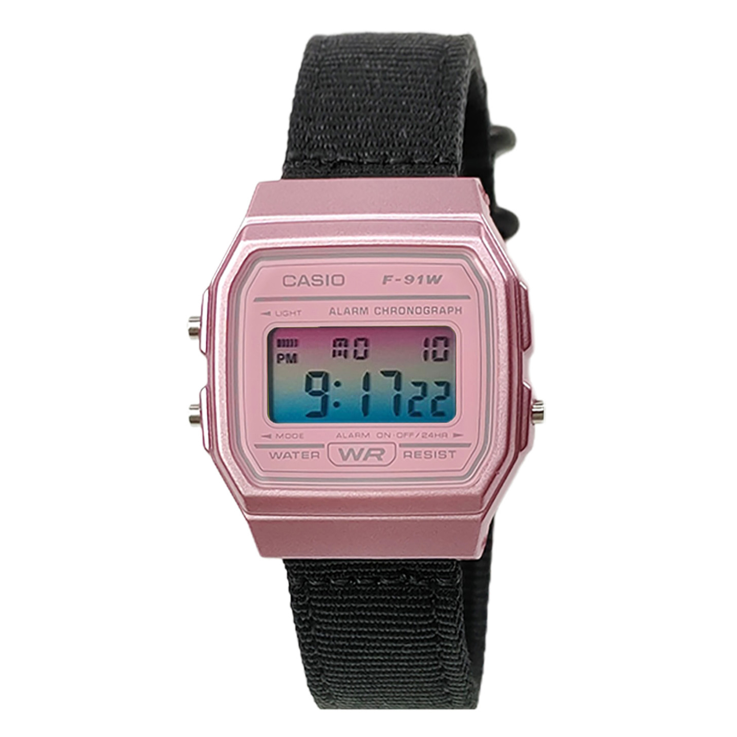 

CASIO Часы Retrofit Series Quartz Movement Nylon Strap Watch Men's Watch Pink Watch Dial