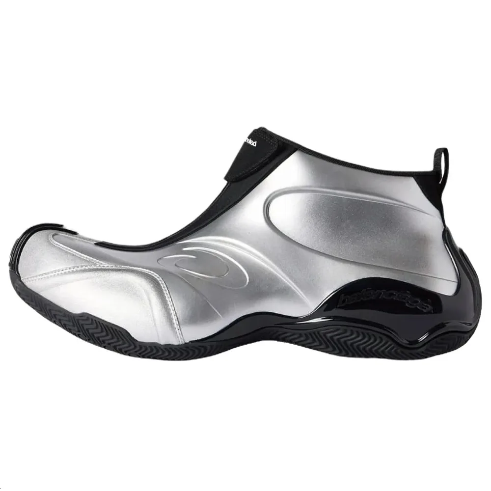 Balenciaga Кроссовки баскетбольные Mid top Casual мужские Silver Black