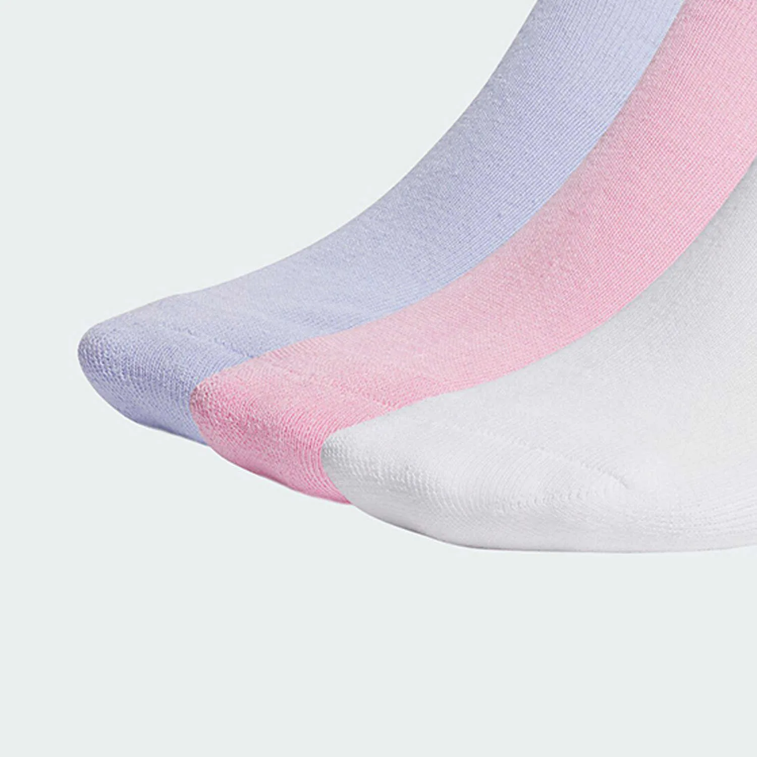 Носки унисекс, набор из 3 пар Adidas, Pink+White+Purple 3 Pack — фото 4