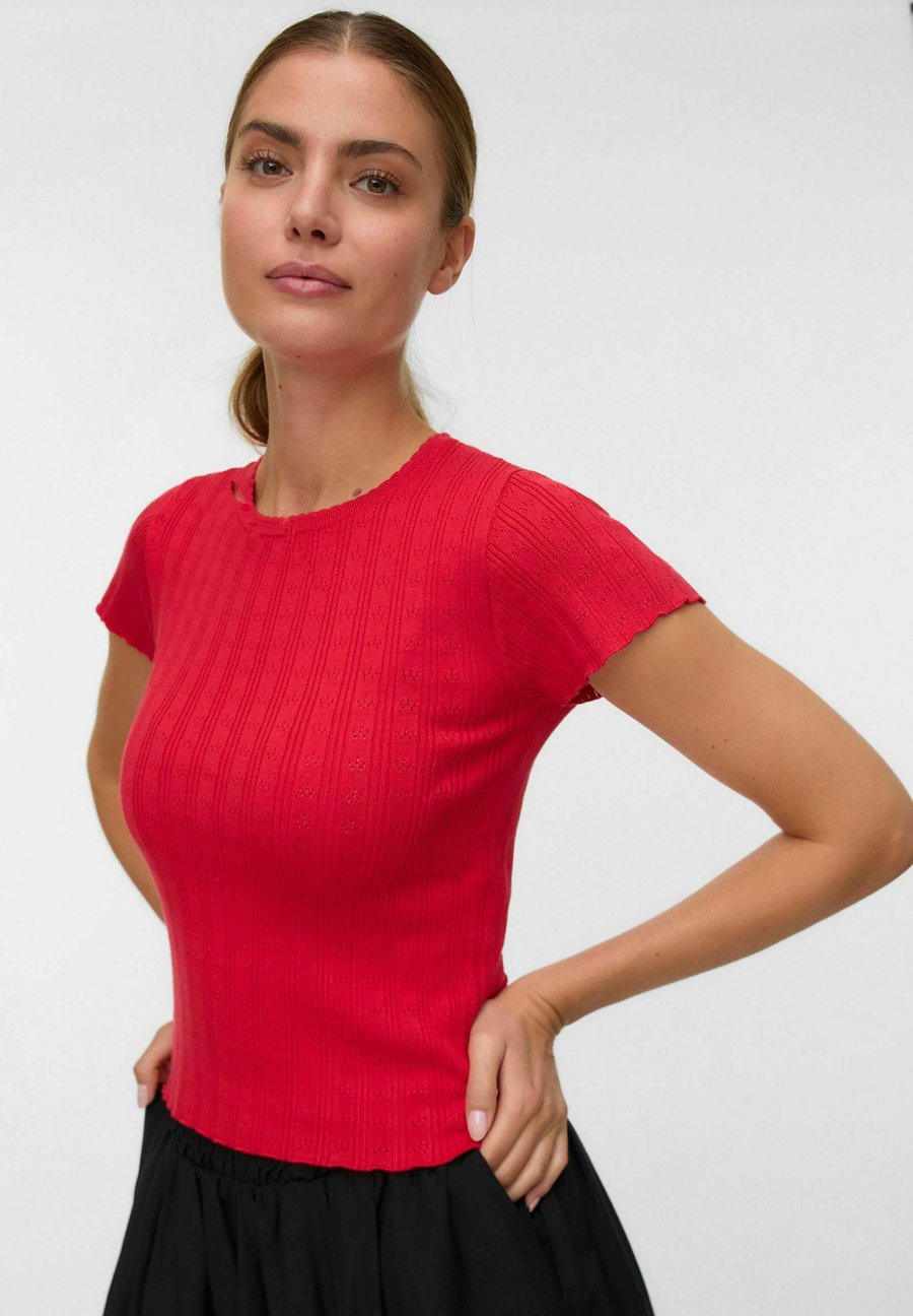 

Футболка Vero Moda Print T-shirt, Ribbon Red/Red, Красный, Футболка Vero Moda Print T-shirt, Ribbon Red/Red