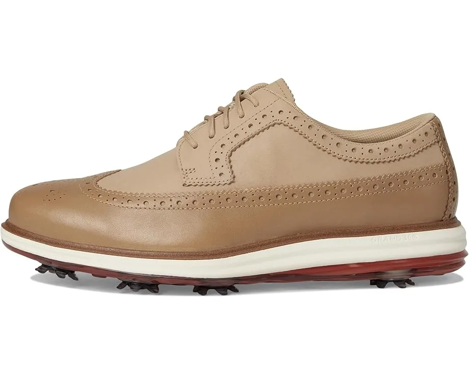Кроссовки Cole Haan Original Grand Tour Golf Waterproof, Birch Beige/Cinnabar/Ivory Wp — фото 4