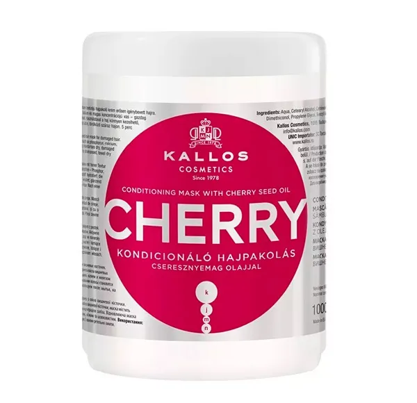 

Маска для ухода за волосами Cherry Kallos, 1.000 ml