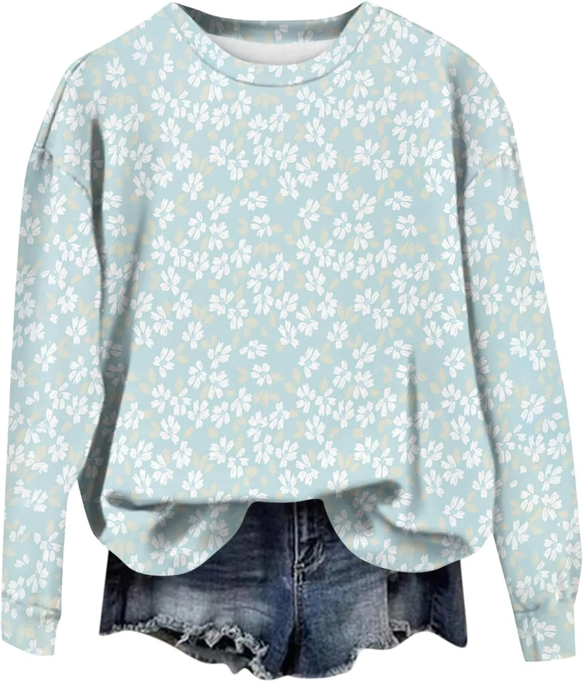 Свитшот оверсайз женский Generic, 3-mint Green