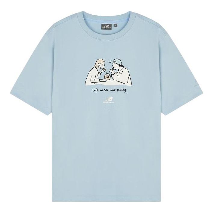 

Футболка New Balance x PK Graphic Tee 'Sky Blue', синий