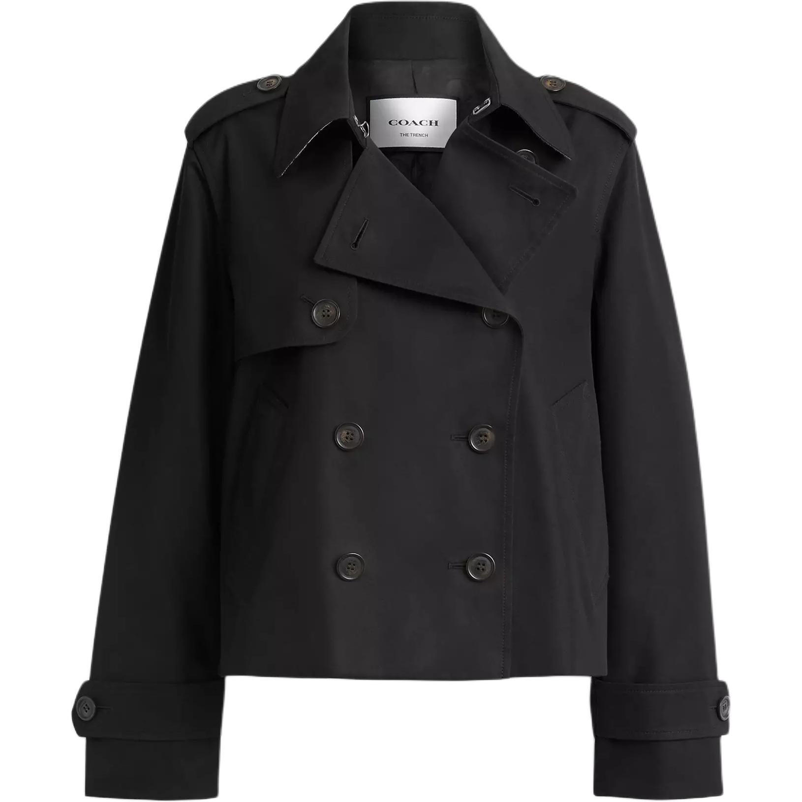 

COACH Тренч женский черный, Black