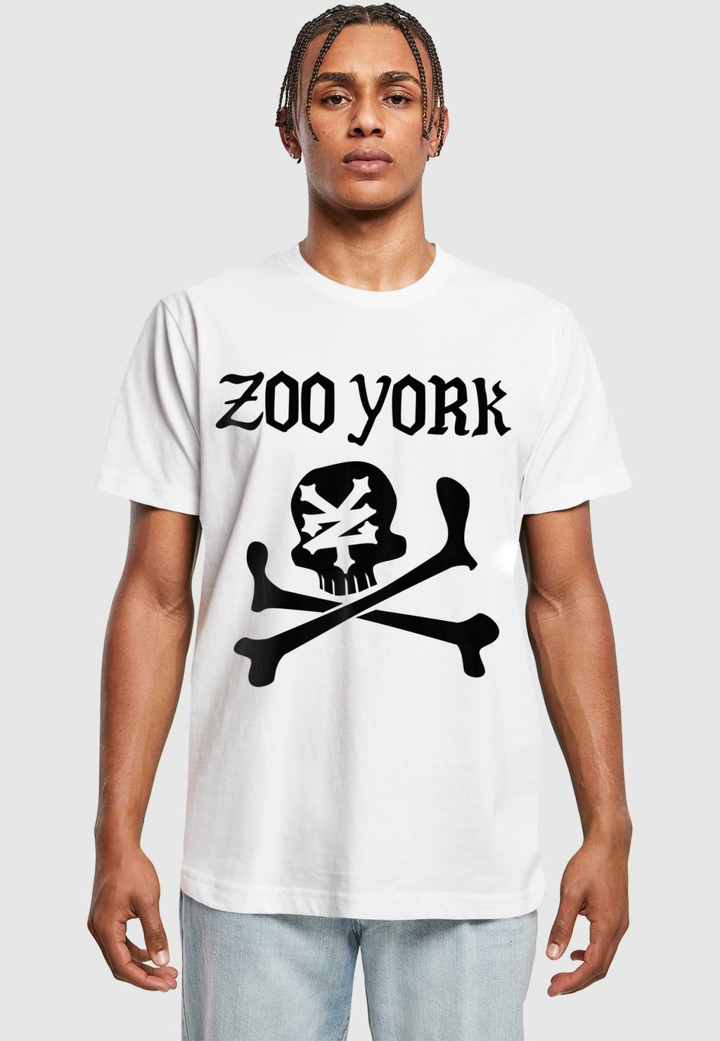 

Футболка с принтом SKULL ZOO YORK, белый