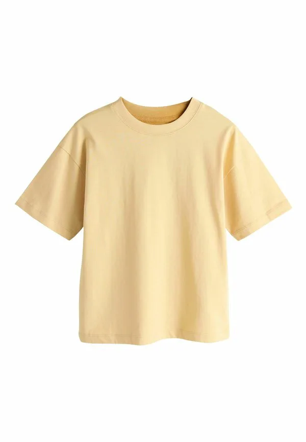 Свободная базовая футболка с коротким рукавом Next, Soft Yellow