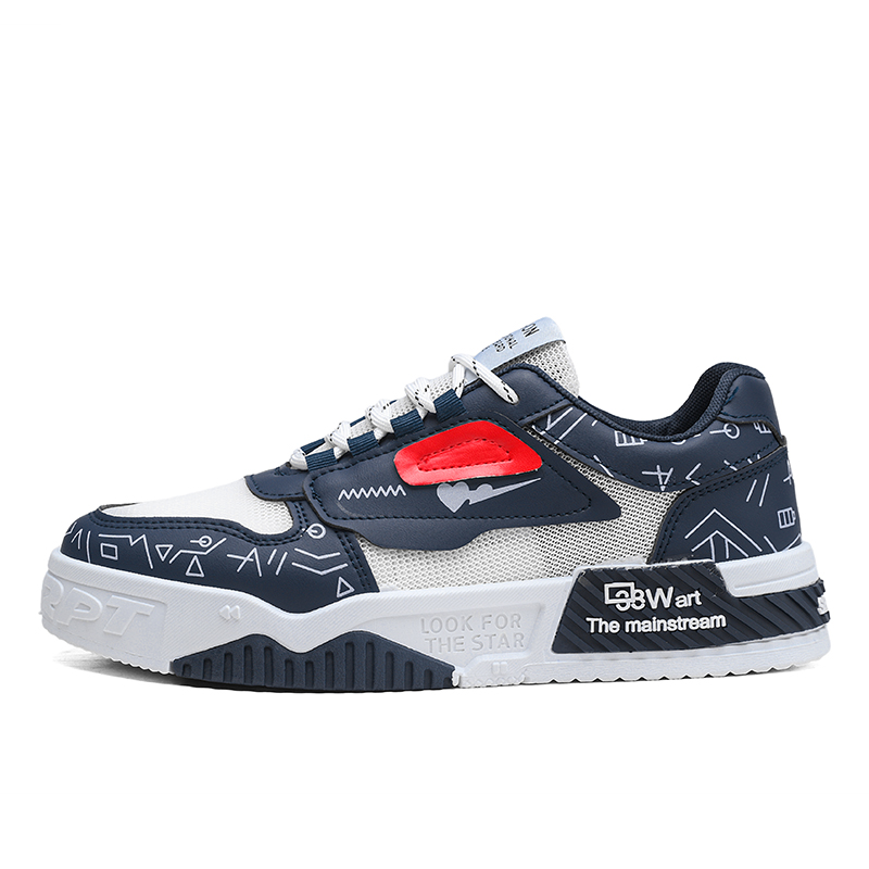 

TELENT Скользоустойчивые амортизирующие кроссовки с износостойкими свойствами мужские низкие бежево-голубые, цвет Beige Blue