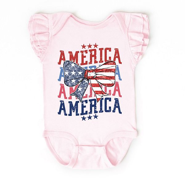 

Американский боди с воланом и рукавами-фонариками The Juniper Shop, Ballerina