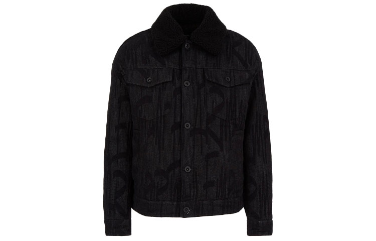 

Куртка пуховик мужская черная EMPORIO ARMANI