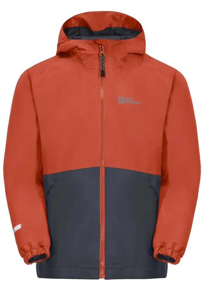 

Функциональная куртка 3-в-1 Jack Wolfskin "ICELAND 3IN1 JACKET K", с капюшоном, цвет Carnelian