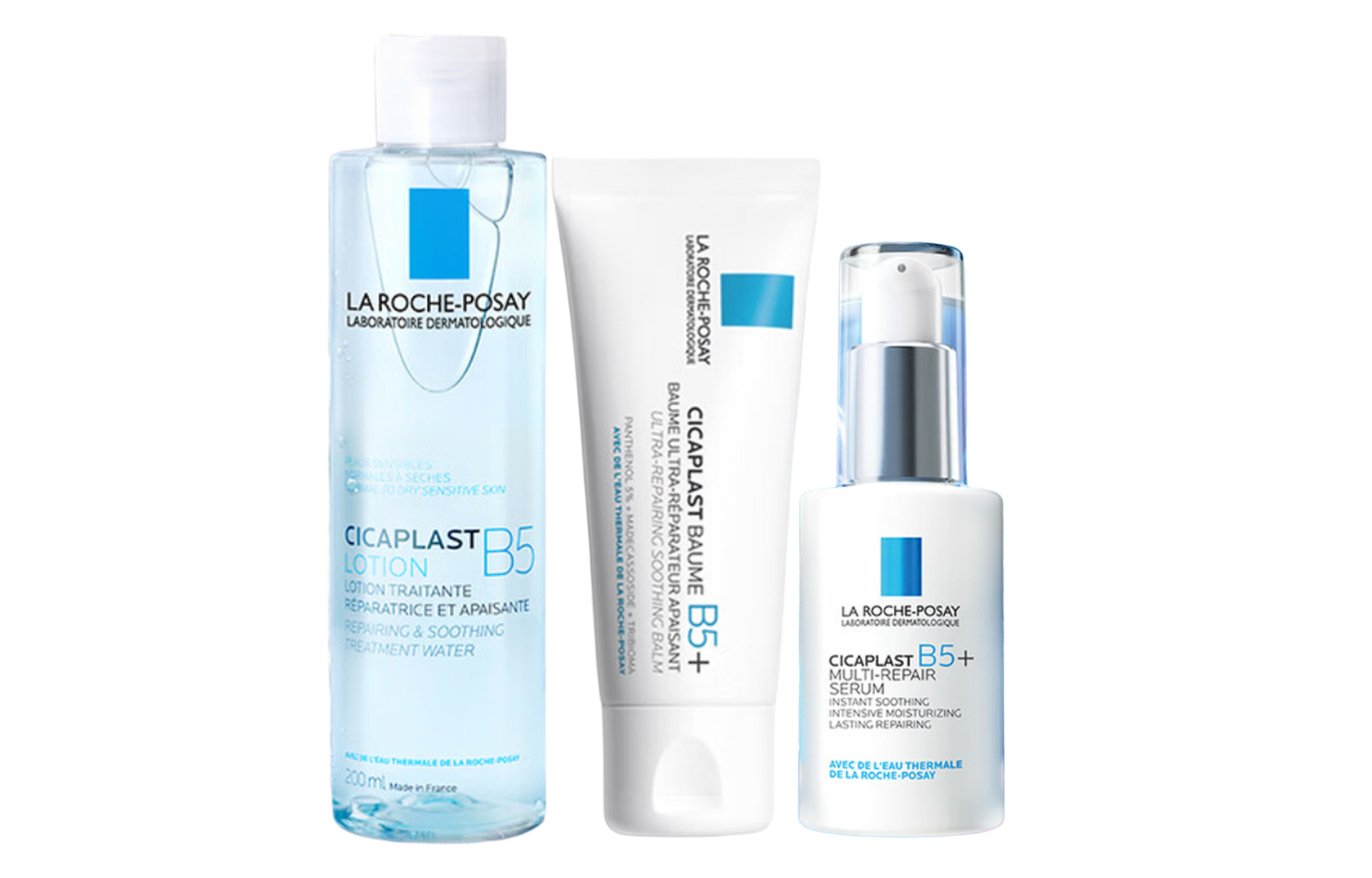 

Lifuquan увлажняющий восстанавливающий крем-эссенция набор для ухода за кожей успокаивает и увлажняет 200мл+40мл+30мл La Roche-Posay