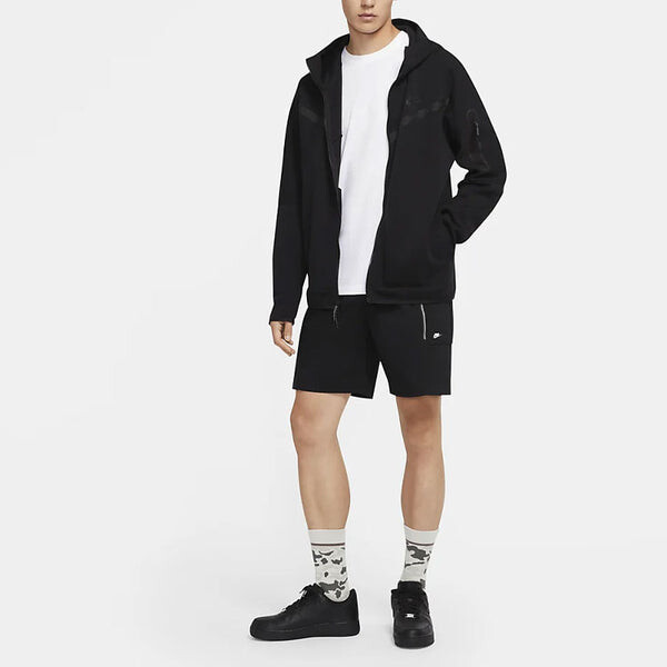 Куртка Nike Casual Sports Breathable Zipper Hooded Jacket Black, черный — фото 2