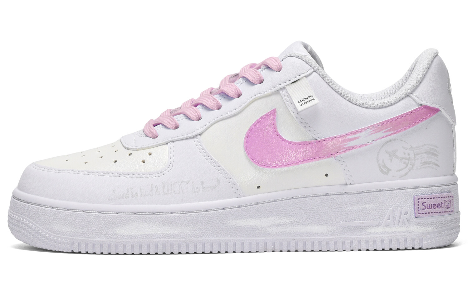 

Кроссовки Nike Air Force 1 Skateboarding Shoes Women's Low-top Chalk White, белый