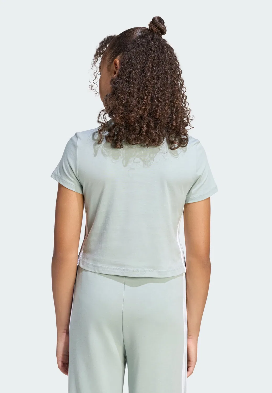 Спортивная футболка Adidas Sportswear Performance Shirt Essentials светло-зеленого цвета — фото 3
