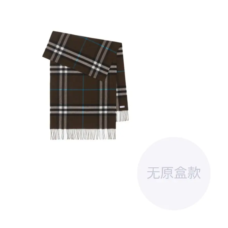 

Burberry Винтажный клетчатый кашемировый шарф, Brown