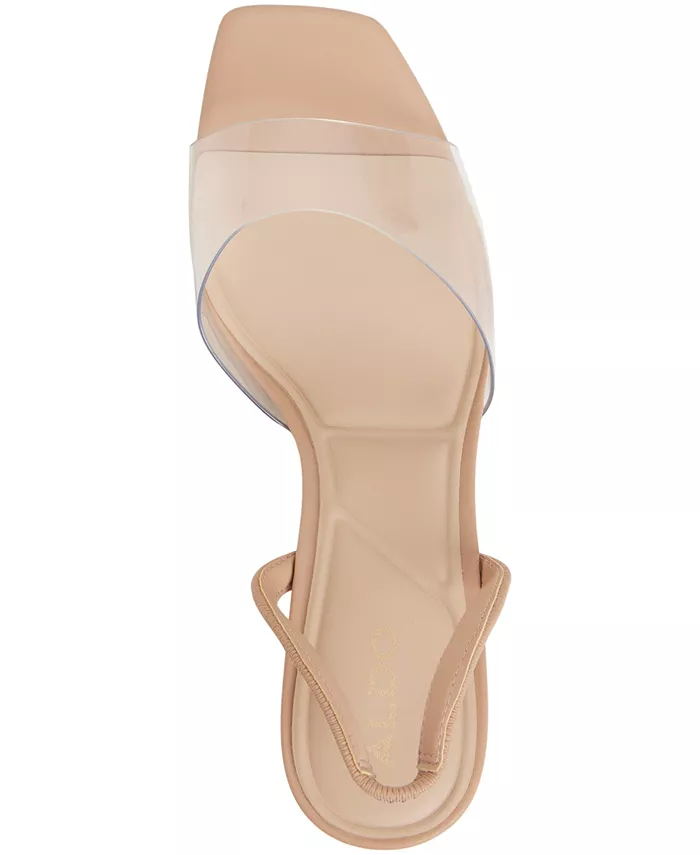 Женские босоножки Andyana с открытой пяткой и высоким каблуком ALDO, коричневый/бежевый — фото 3