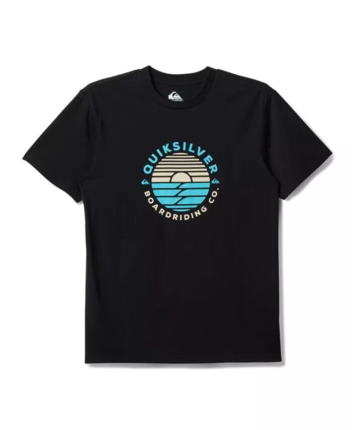 

Мужская футболка Daze End с коротким рукавом Quiksilver, черный