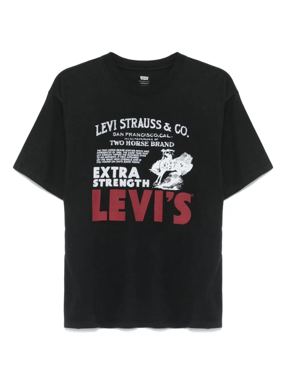 

Футболка с графичным принтом Levi'S, черный