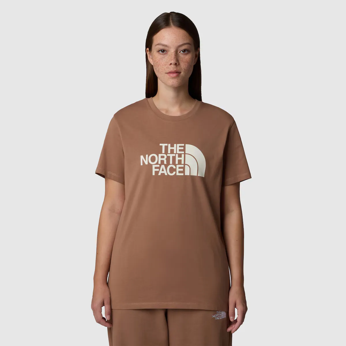 

Женская свободная футболка Easy The North Face, бежевый/белый