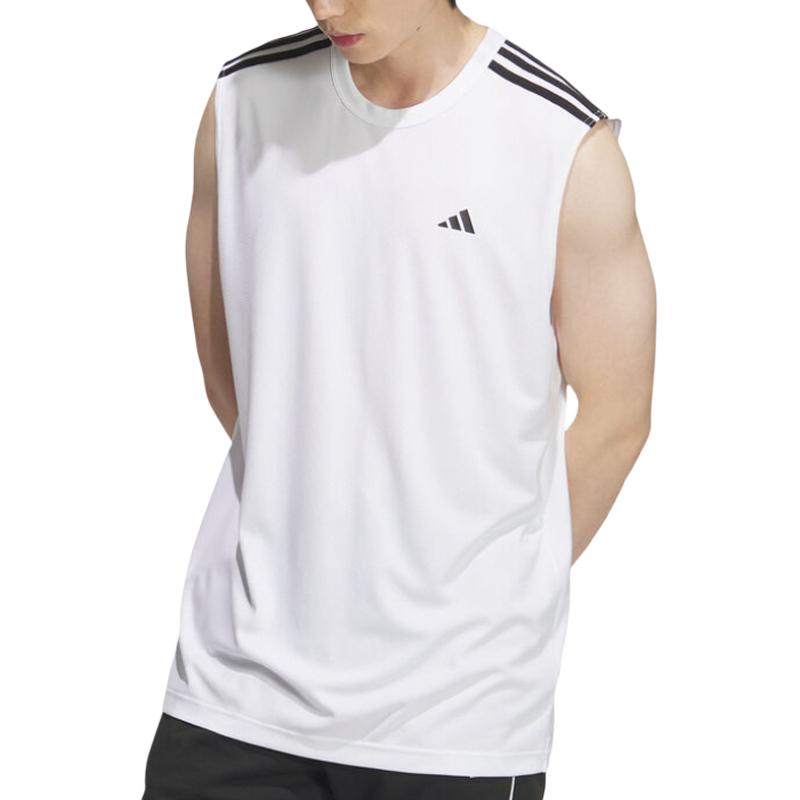 

Adidas Мужская белая баскетбольная майка