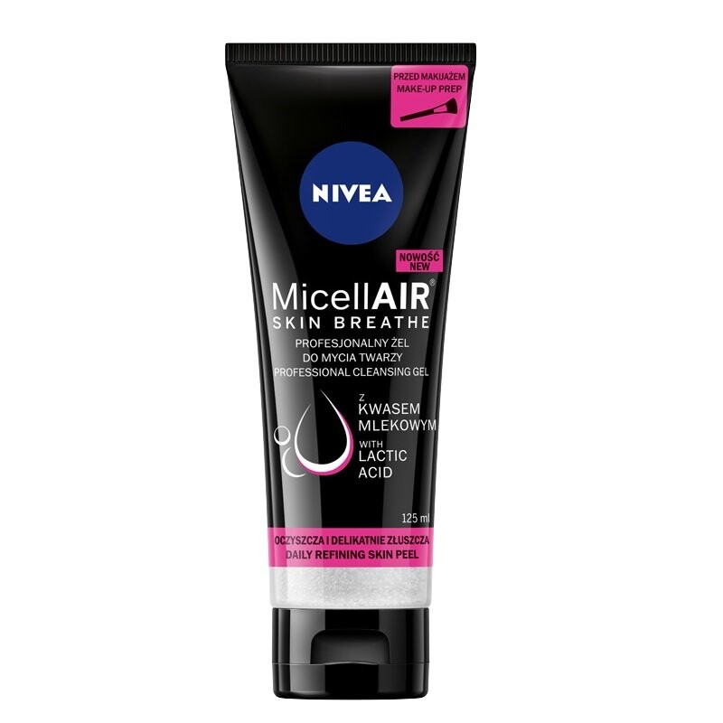 

Nivea, MicellAir Skin Breathe профессиональный очищающий гель для лица 125мл