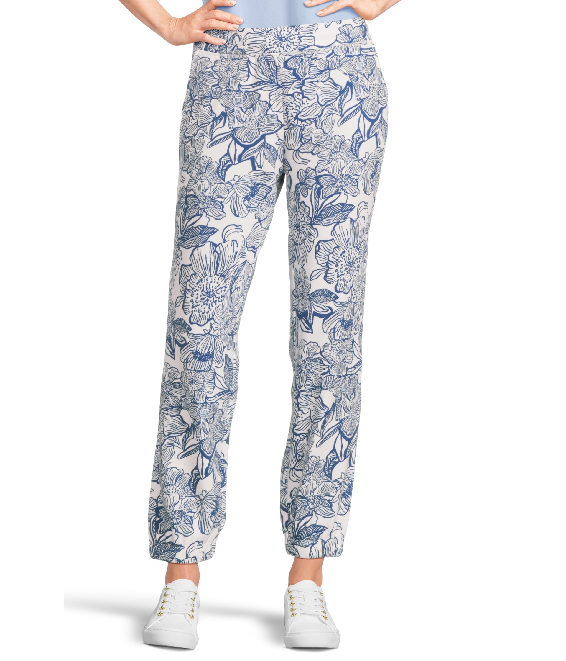 

Брюки Lilly Pulitzer Silvie Joggers, цвет Coconut Unforgettable
