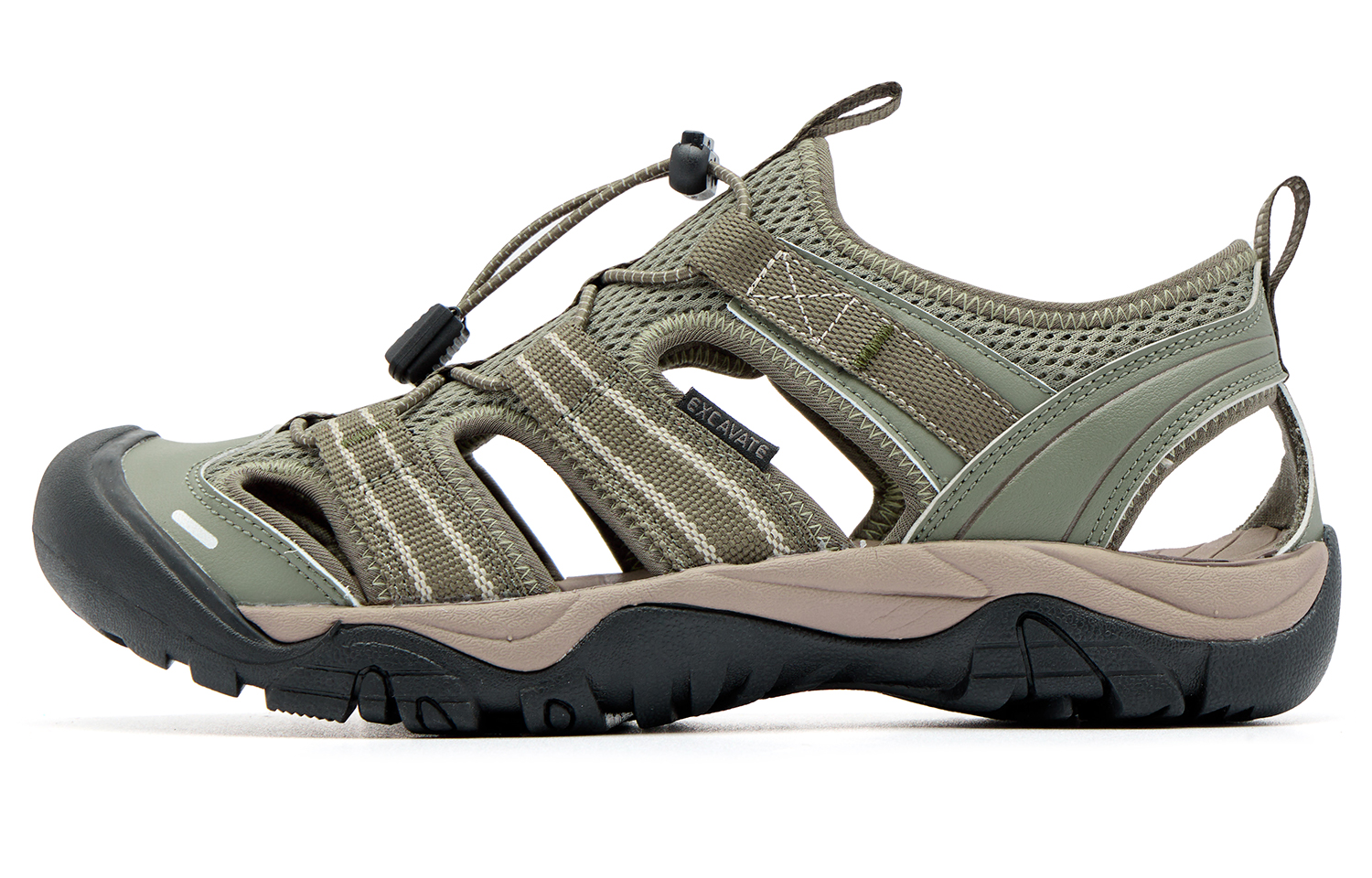 

QIAODAN Износостойкие противоскользящие мужские кроссовки для речного треккинга, зеленые