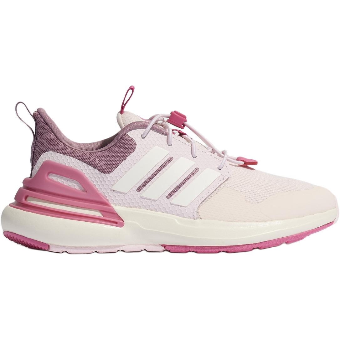 Adidas Rapidasport низкие детские беговые кроссовки pink kids — фото 3