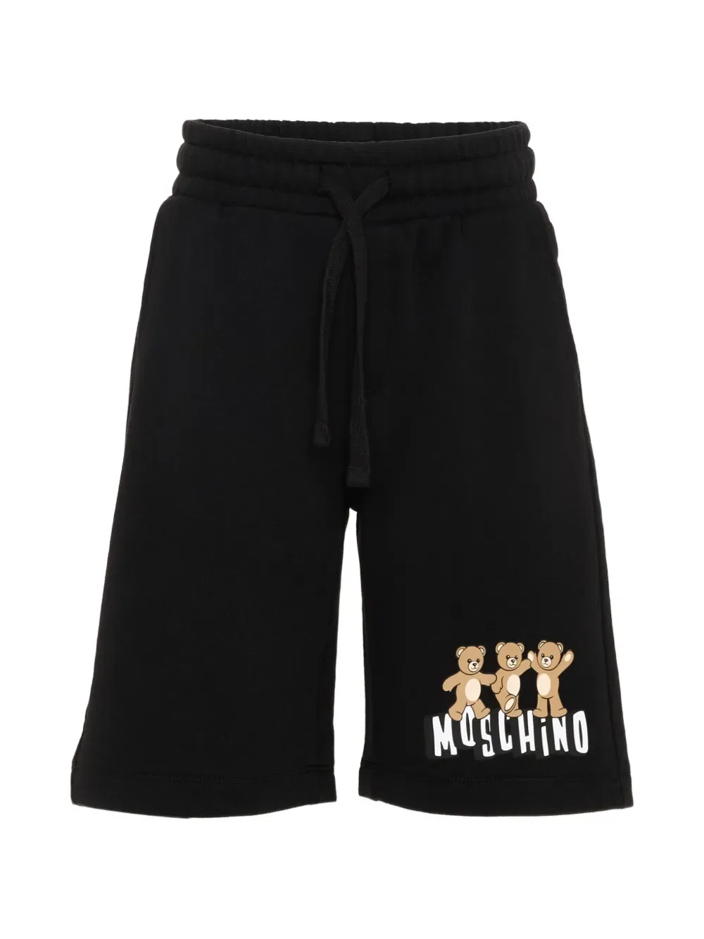 Шорты с принтом "плюшевый мишка" Moschino Kids, черный