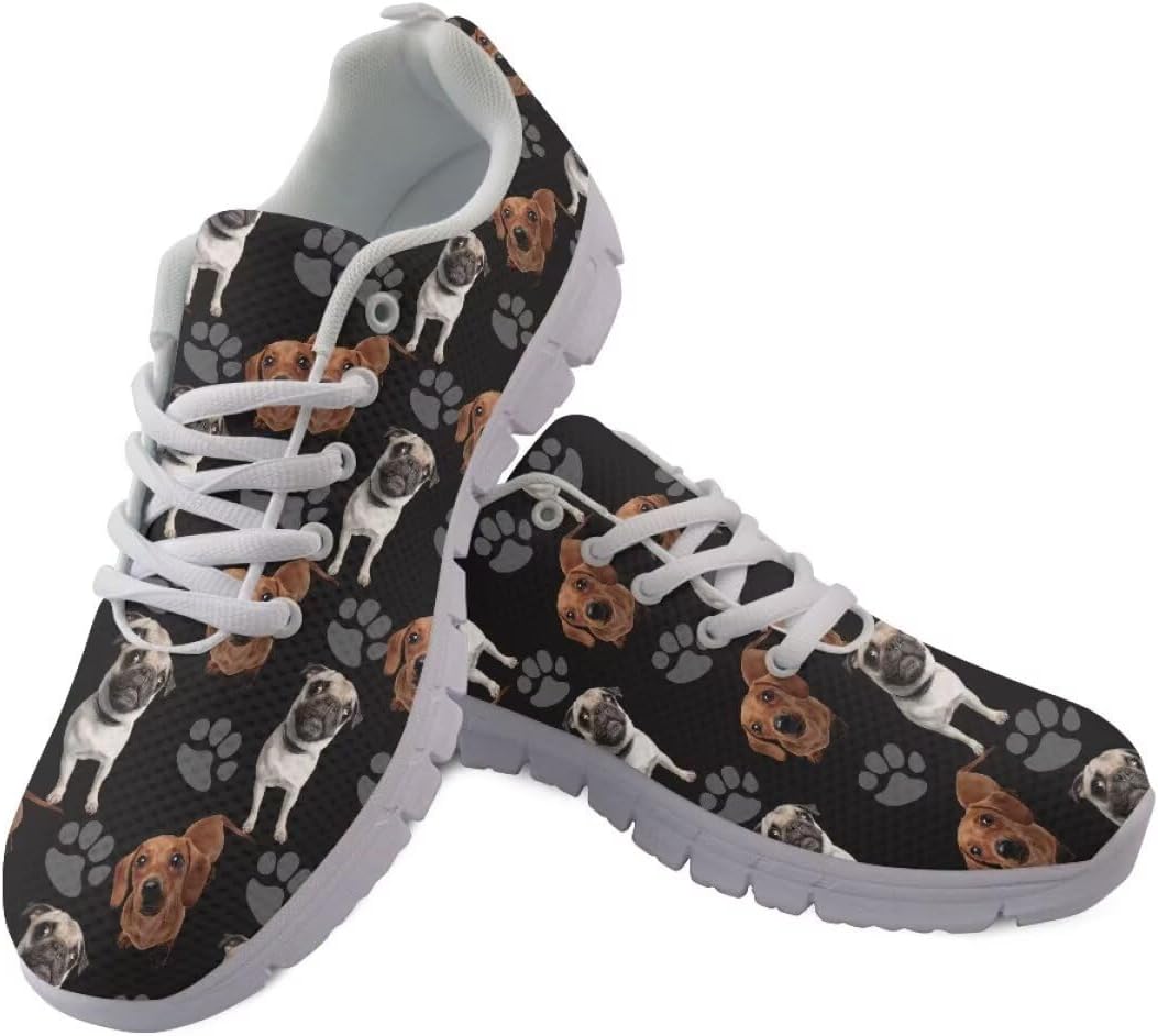 

Женские модные повседневные кроссовки AmzPrint с принтом, Puppy Dog
