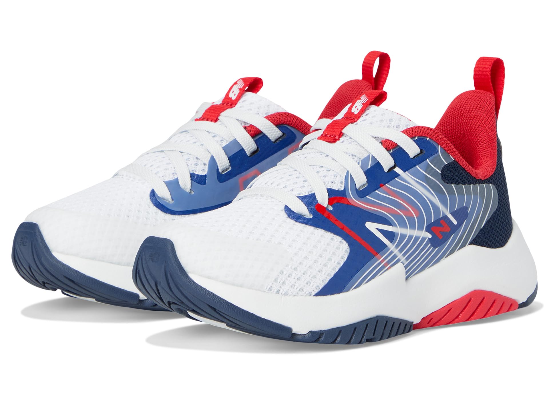 

Кроссовки New Balance Kids Rave Run v2, цвет Team Royal/White/True Red