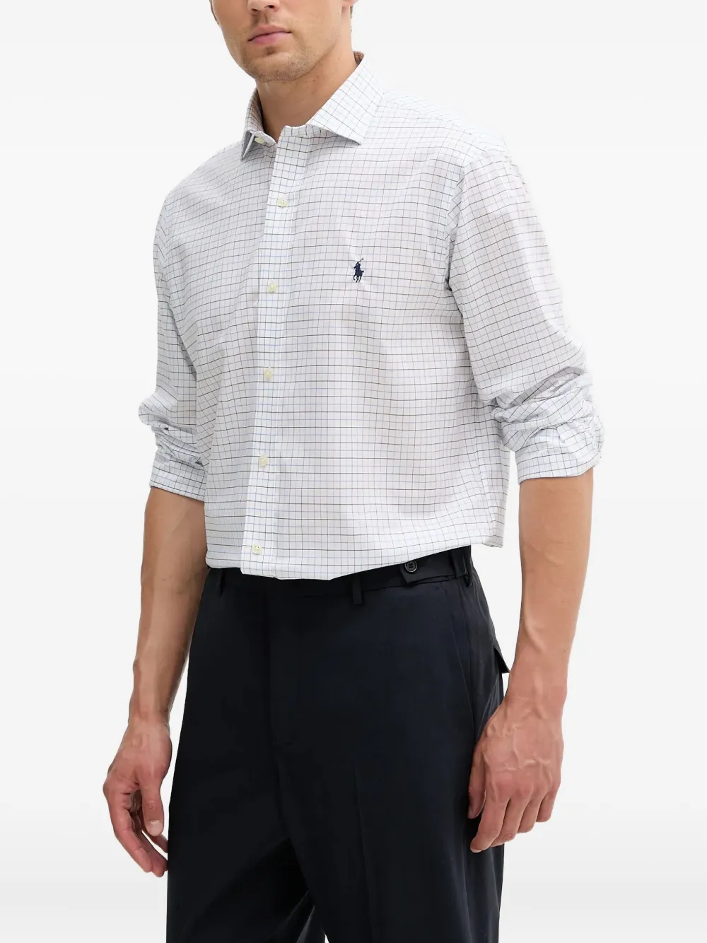 

Рубашка в клетку POLO RALPH LAUREN, белый