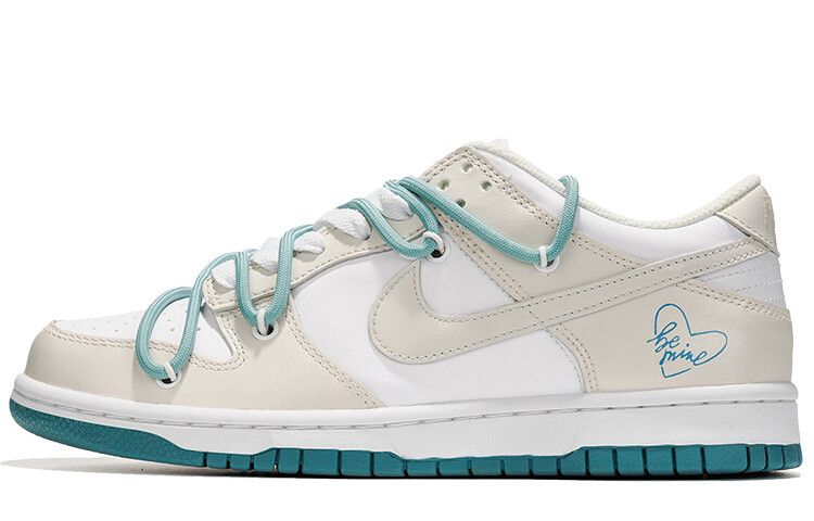 

Кроссовки Nike Dunk Skateboard Shoes Women's Low-Top White Blue