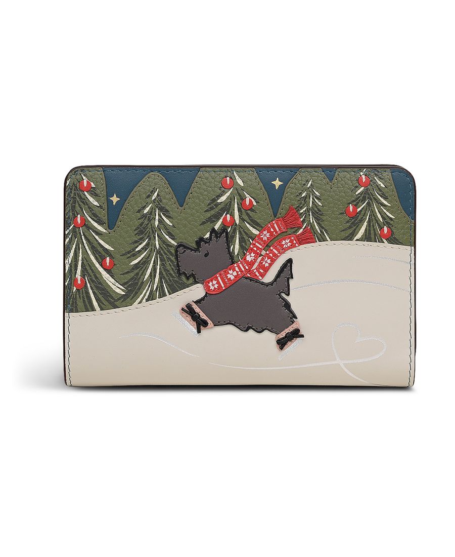 

Кожаный складной кошелек Ice Day среднего размера Radley London, Dark Teal