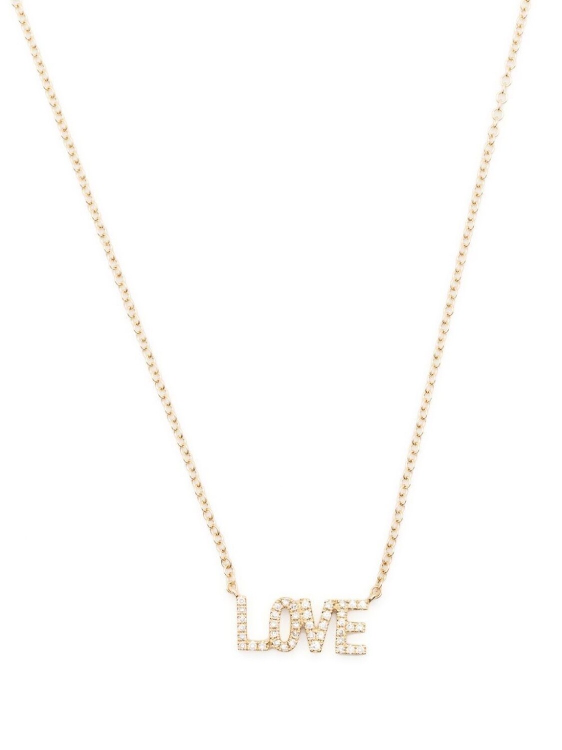 

Колье Mini Love из желтого золота с бриллиантами Ef Collection, золотой