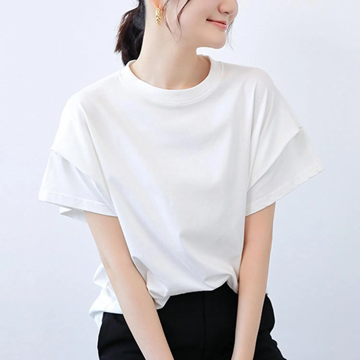 Футболка свободного кроя T-Shirts, белый — фото 3