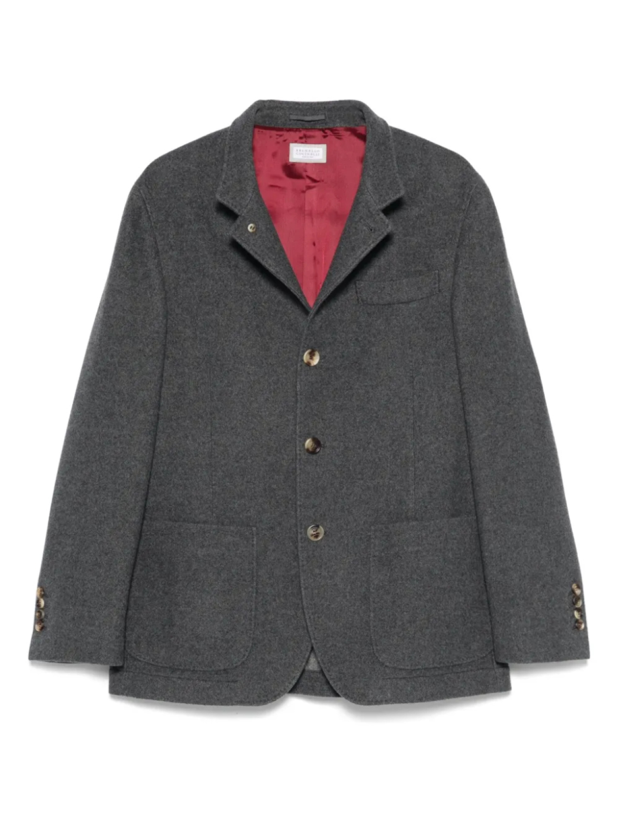 

Кашемировая куртка Brunello Cucinelli, серый