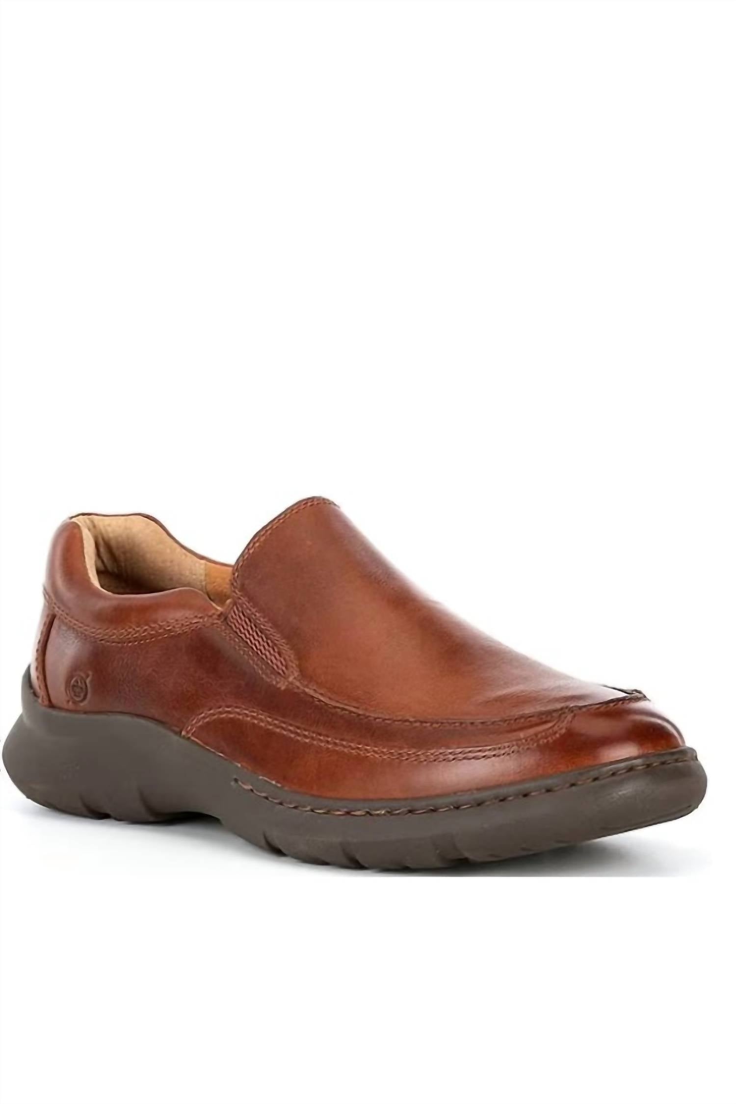 

Мужские туфли Cambridge Slip-On в британском бежевом цвете Born, British Tan