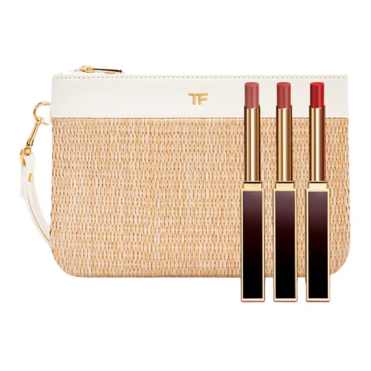 TOM FORD Ультратонкая помада-стик TF Smoke Brown питательная легко растушевывается комплектация 0,9г+0,9г+0,9г — фото 4