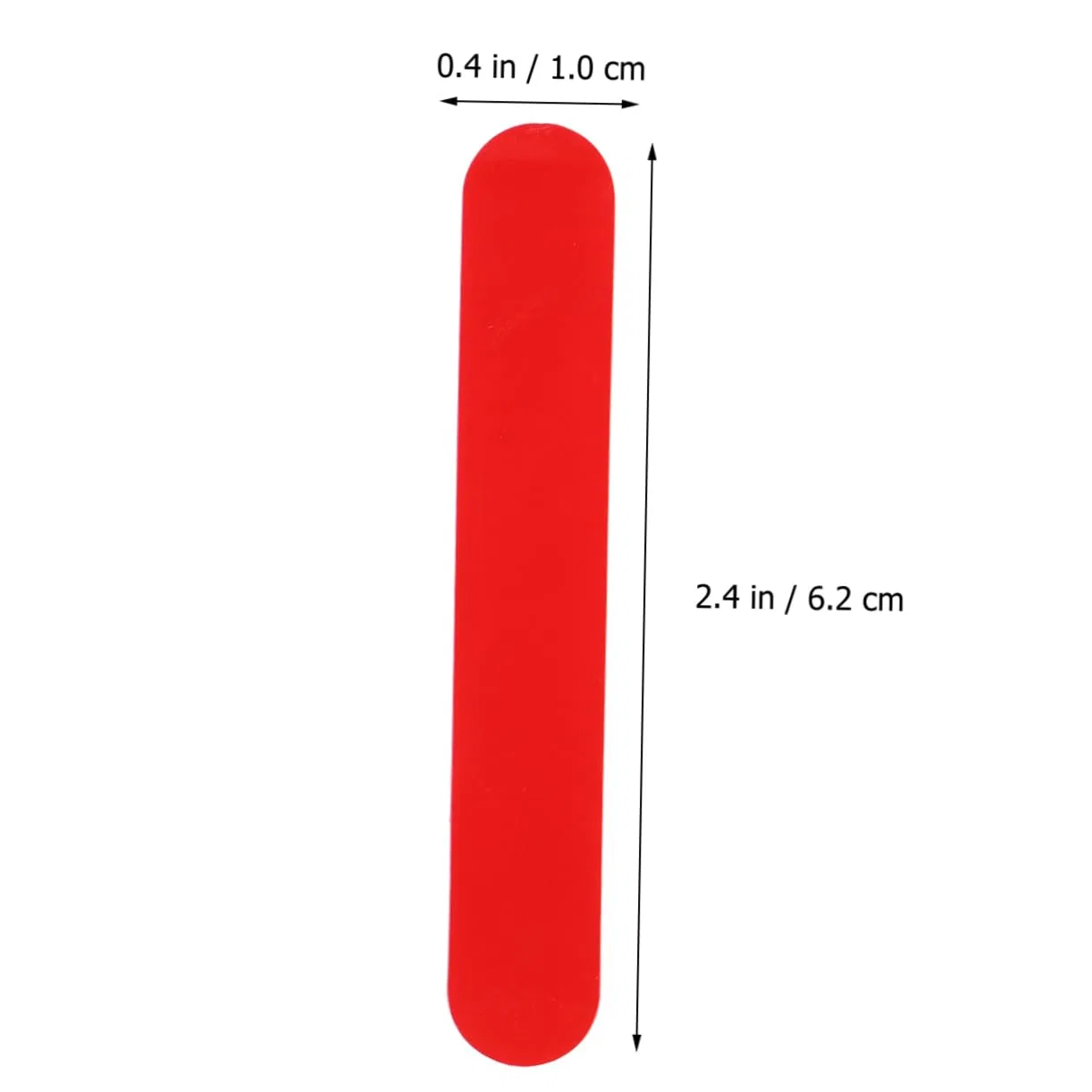 Клейкая лента для ногтей 3 шт., Healeved, акрил, 6.2x1x0.1 см, красный — фото 4