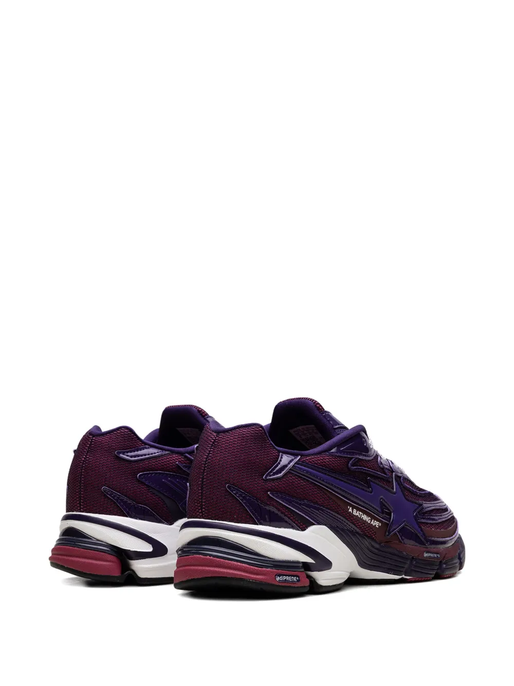Кроссовки Orketro Bape Dark Purple Adidas, фиолетовый — фото 3