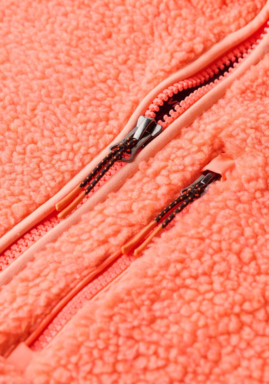 Куртка для активного отдыха Superdry Fleece Jacket, цвет coral — фото 4