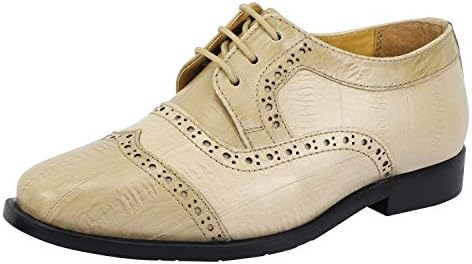 

Детские классические туфли-оксфорды на шнуровке с анималистическим принтом LIBERTYZENO для мальчиков, подарок на Рождество, шампань