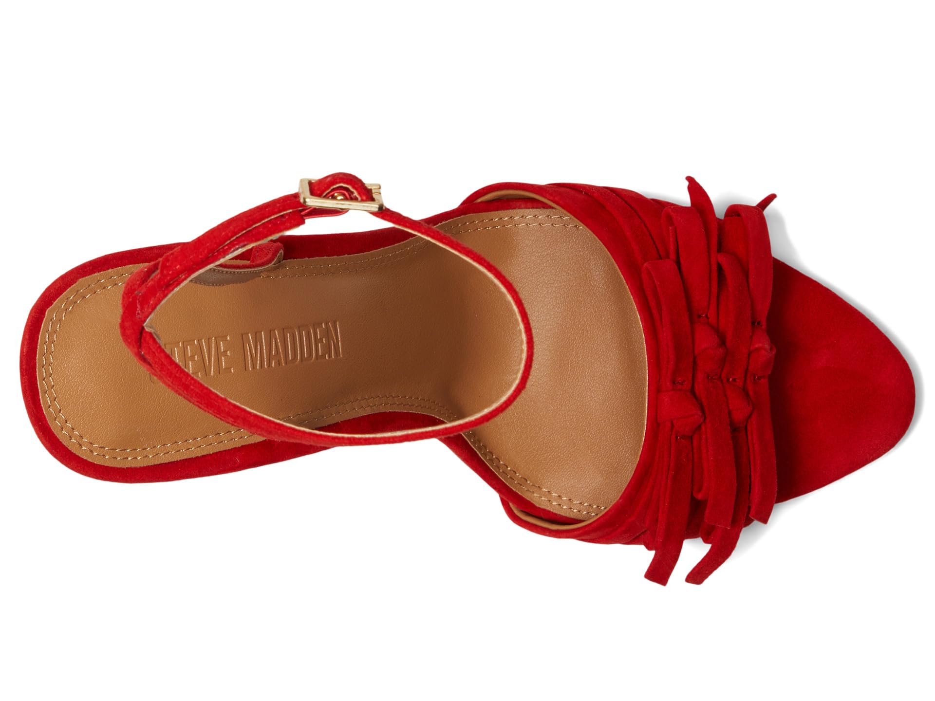 Сандалии Steve Madden Porsha, цвет Red Suede — фото 2