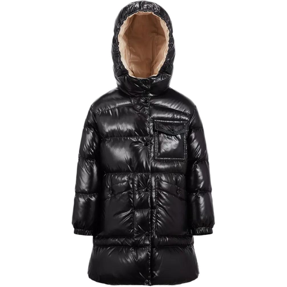 

Пуховик черный детский Moncler