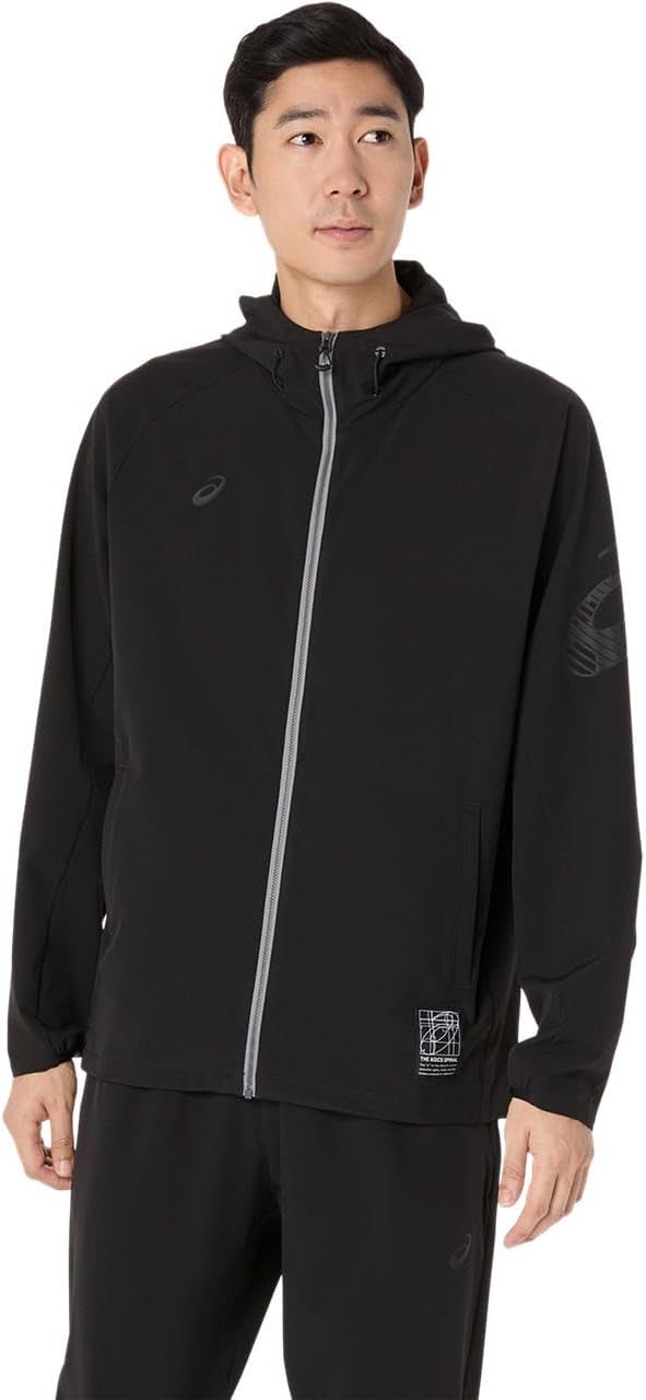 

Спортивная толстовка ASICS Training Wear, водоотталкивающая, эластичная, черный